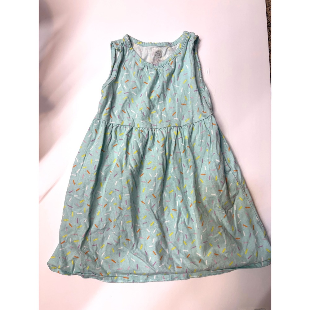 Wonder Nation The Childrens Place Girls 4T-5T Summer Dress Lot Daisy Leopard - Picture 2 of 10